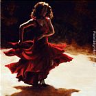Flamenco Dancer Canvas Paintings - Spirit of Flamenco